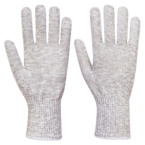 Portwest AHR 10 Food Glove Liner Grey Grey